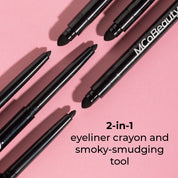 Dual-Ended Pro Smudge Eyeliner - Black