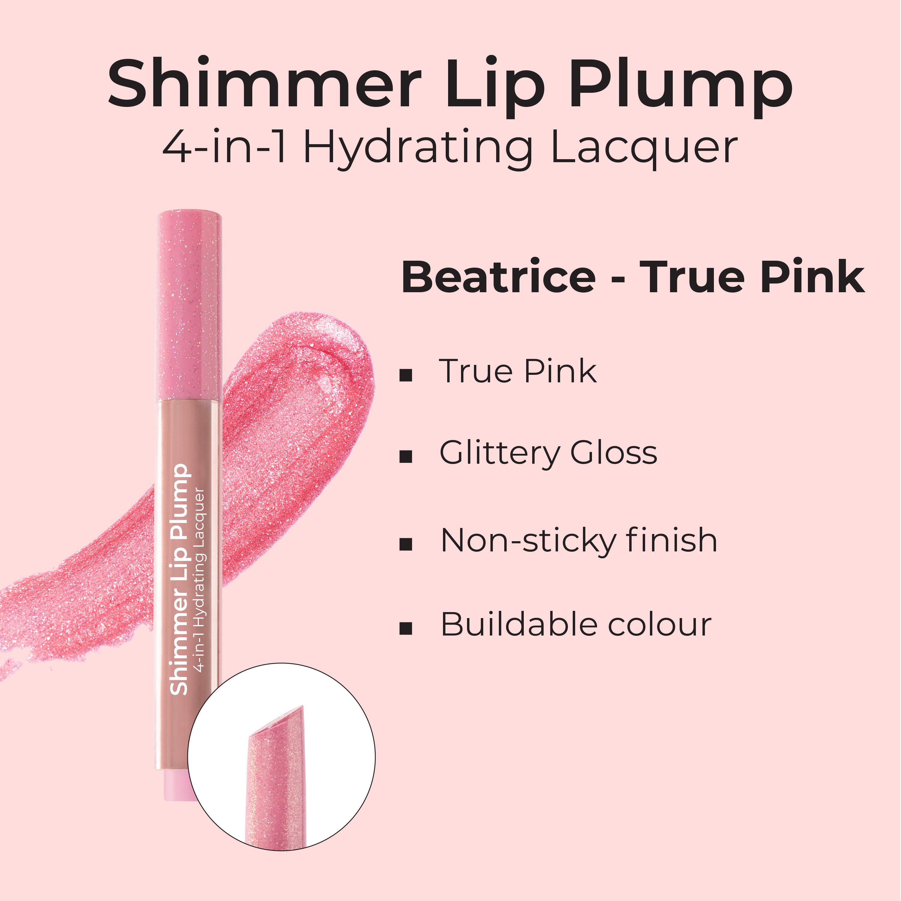Shimmer Lip Plump 4-in-1 Hydrating Lacquer