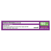 Telfast Hayfever Allergy Relief 180Mg 10 Pack