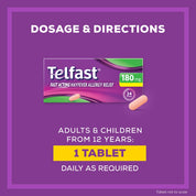 Telfast Hayfever Allergy Relief 180Mg 10 Pack