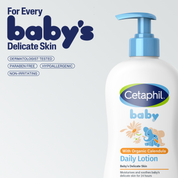 Cetaphil Baby Daily Lotion with Organic Calendula 400mL