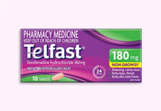 Telfast Hayfever Allergy Relief 180Mg 10 Pack