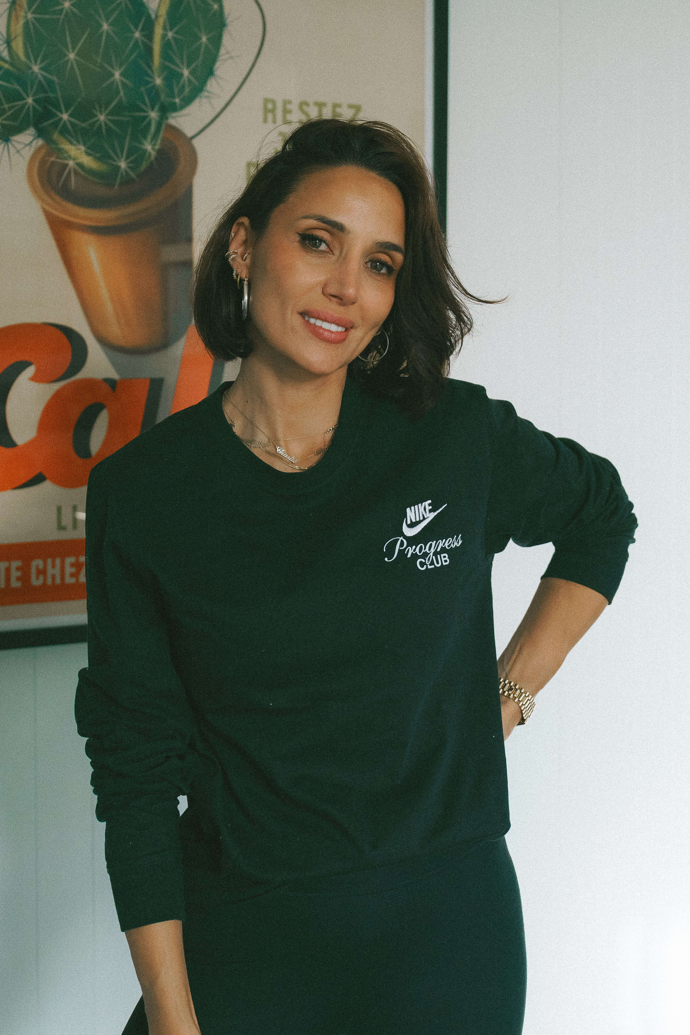 Nike x 28 Progress Club Cotton Long Sleeve T-Shirt