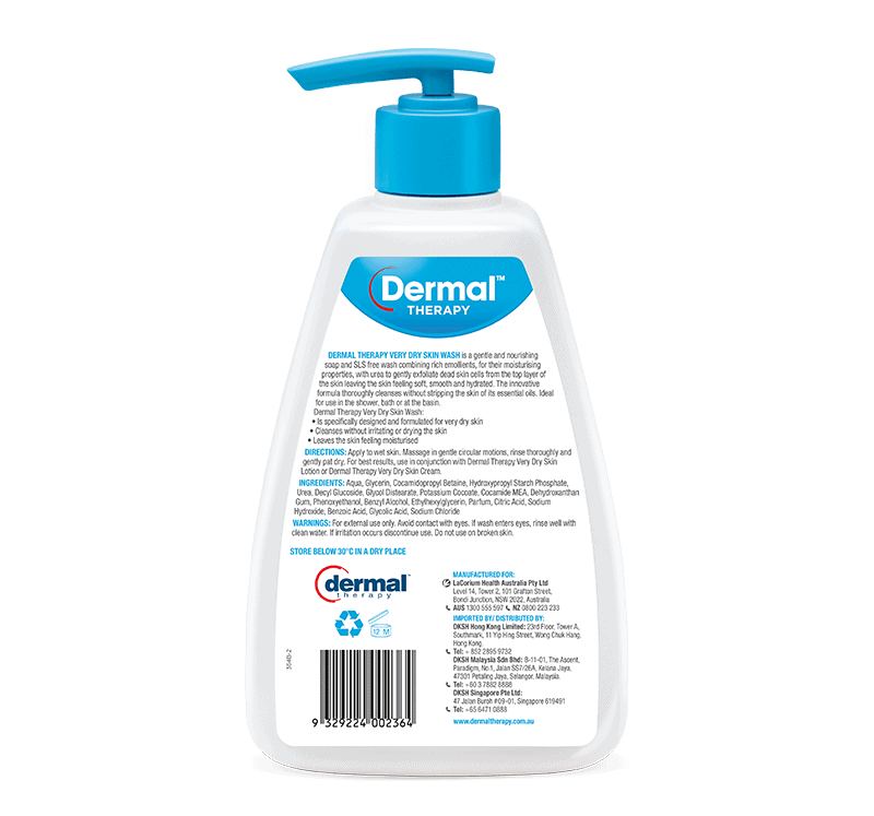 Dermal Dry Skin Wash 1L